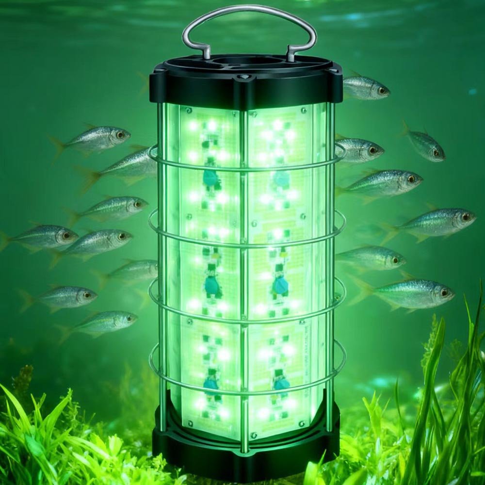 green fish light